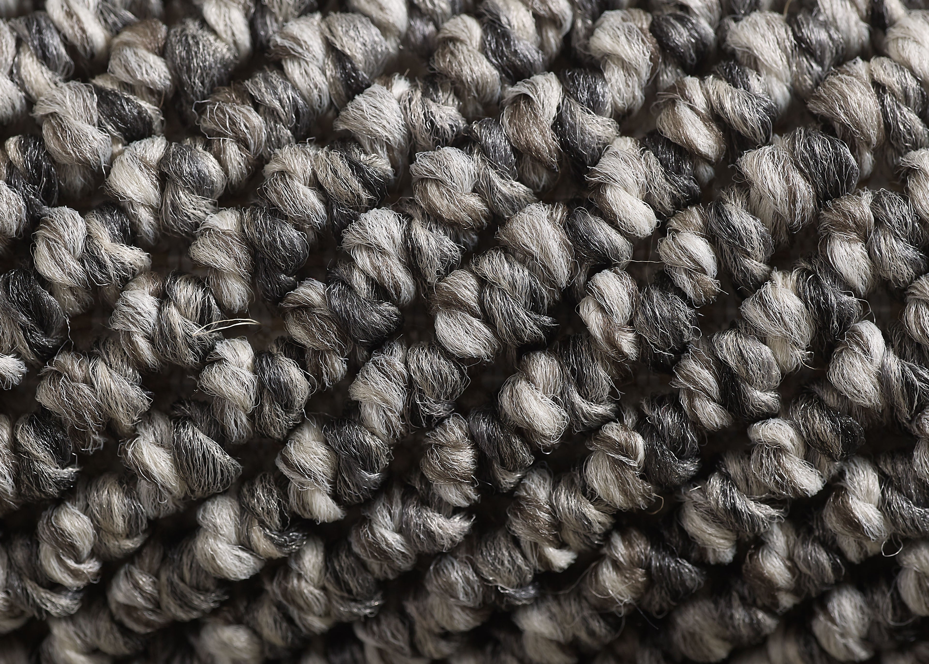 Lena 4300 grau geflochtener Weichflor Teppich