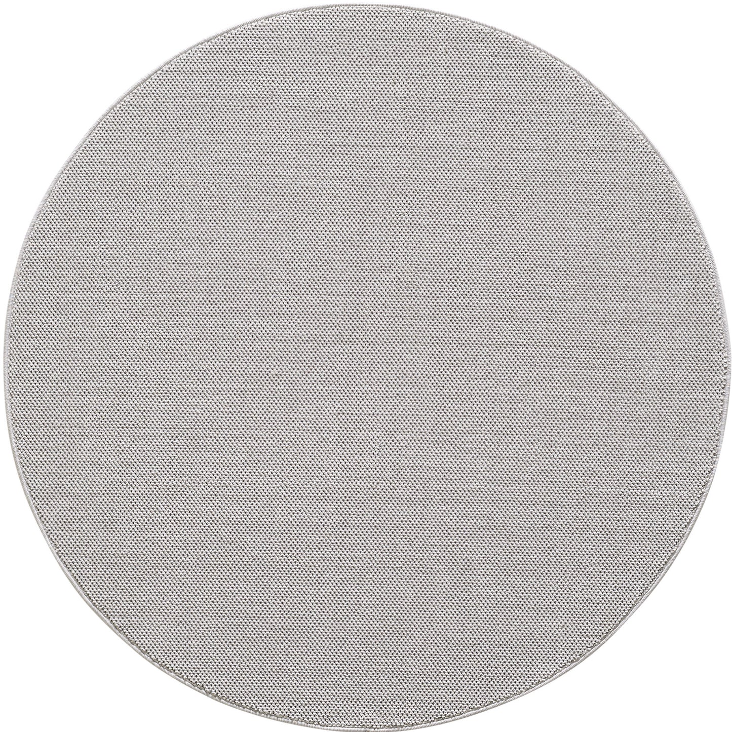 Lena 430 silber / Weichflor Teppich geflochten