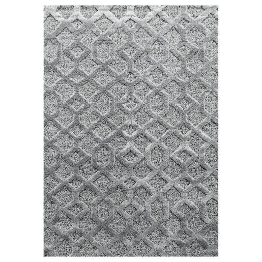 Pia 4702 grau hochwertiger moderner Designer Teppich