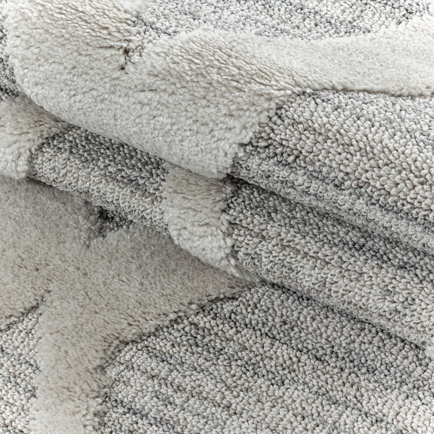 Pia 4703 grau hochwertiger moderner Designer Teppich