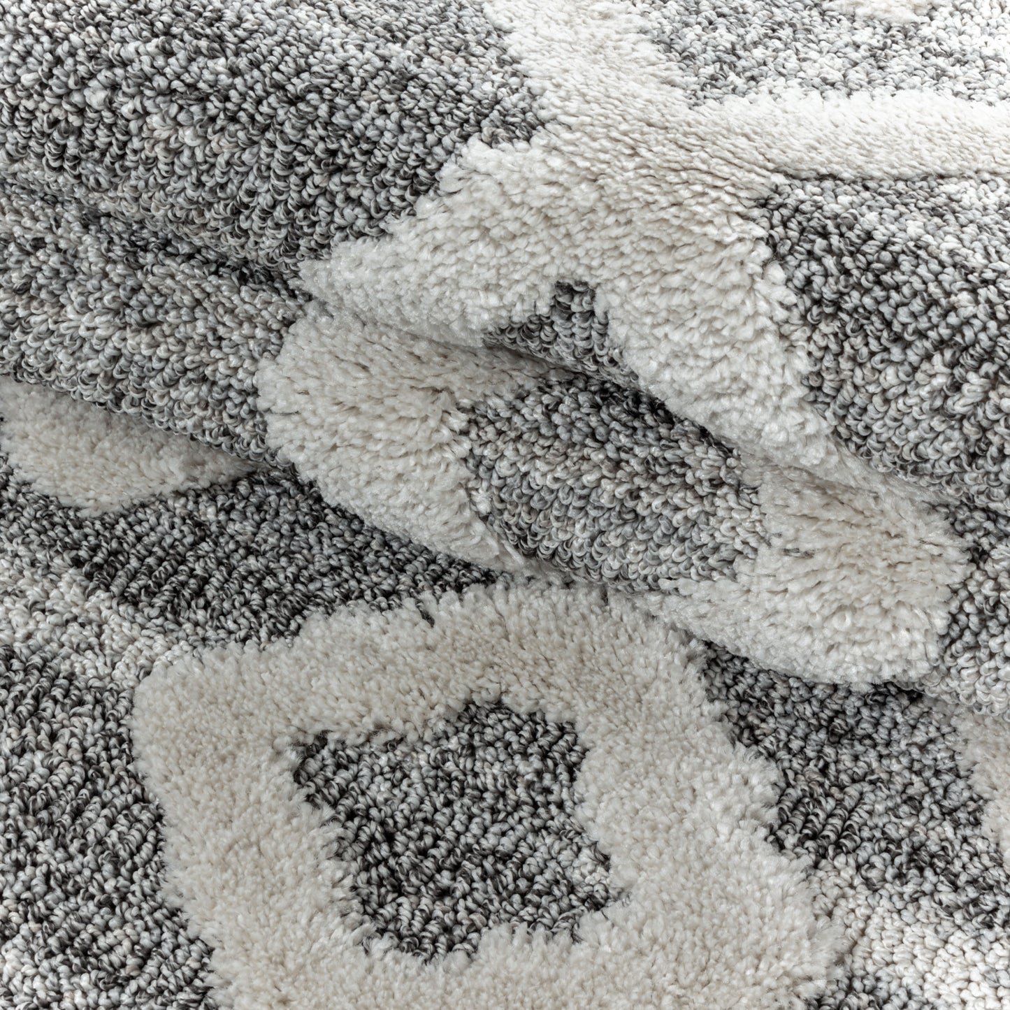 Pia 4704 grau hochwertiger moderner Designer Teppich
