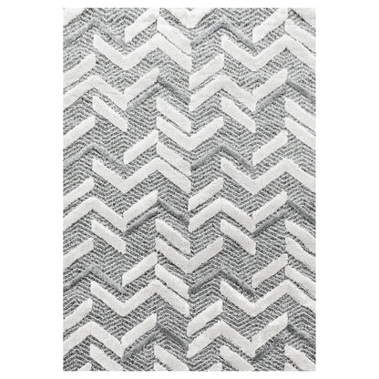 Pia 4705 grau hochwertiger moderner Designer Teppich