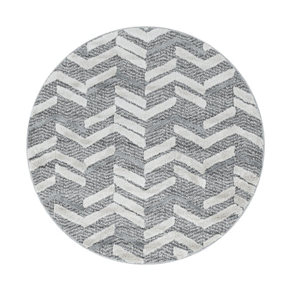 Pia 4705 grau hochwertiger moderner Designer Teppich