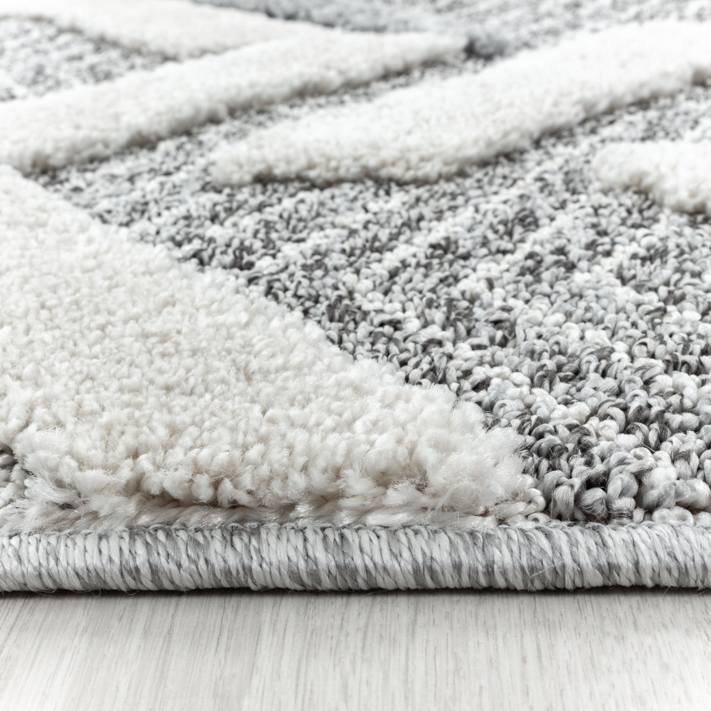 Pia 4705 grau hochwertiger moderner Designer Teppich