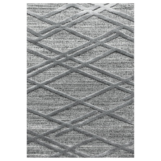 Pia 4706 grau hochwertiger moderner Designer Teppich