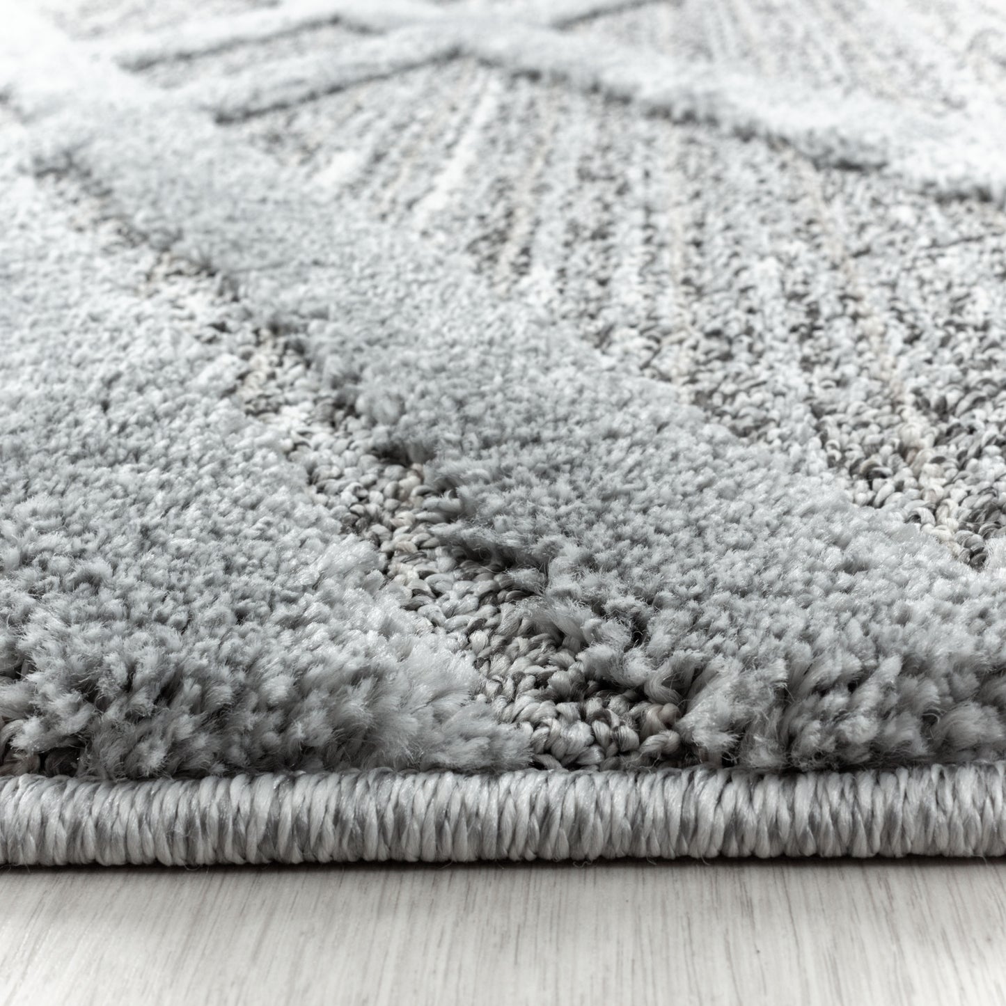 Pia 4706 grau hochwertiger moderner Designer Teppich