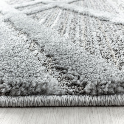 Pia 4706 grau hochwertiger moderner Designer Teppich