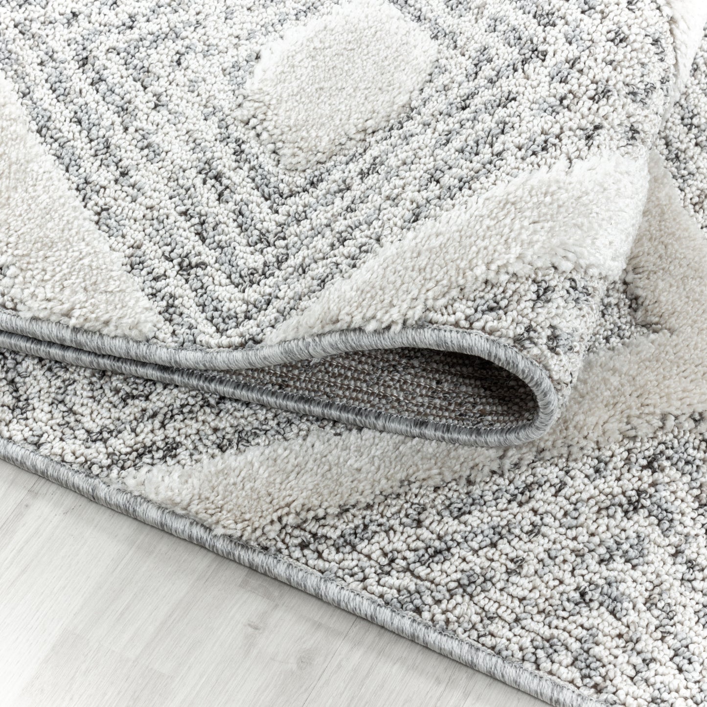 Pia 4707 grau hochwertiger moderner Designer Teppich