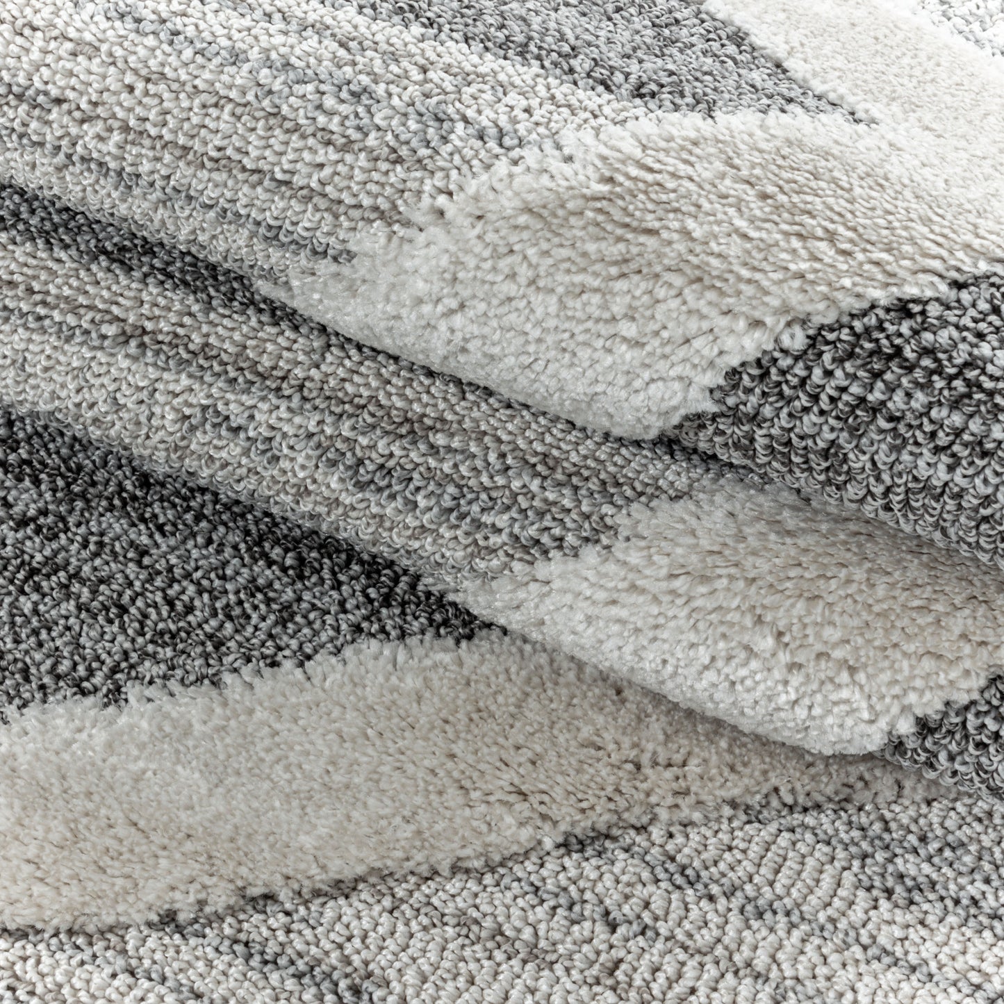 Pia 4709 grau hochwertiger moderner Designer Teppich