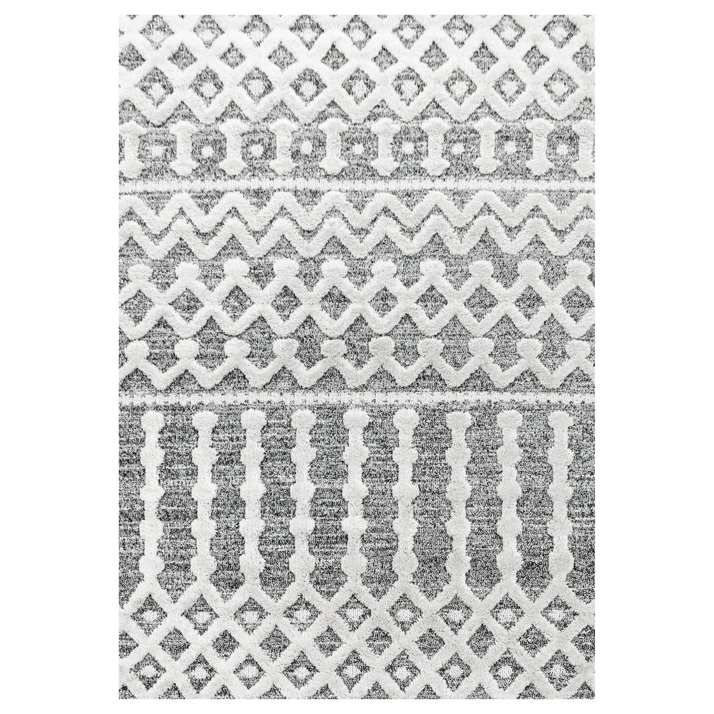 Pia 4710 grau hochwertiger moderner Designer Teppich
