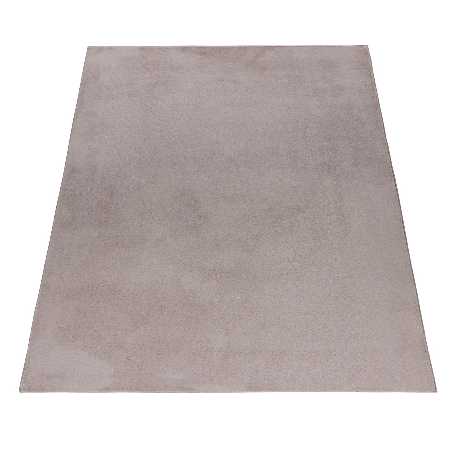 Cuddly 5100 beige Plüsch Teppich einfarbig pflegeleicht