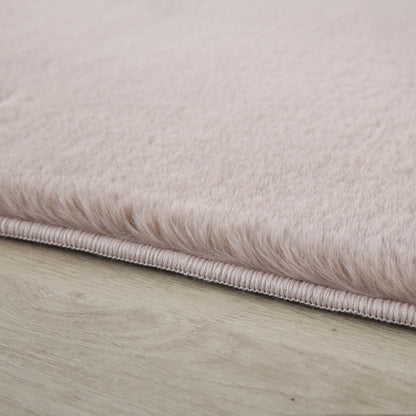 Cuddly 5100 beige Plüsch Teppich einfarbig pflegeleicht