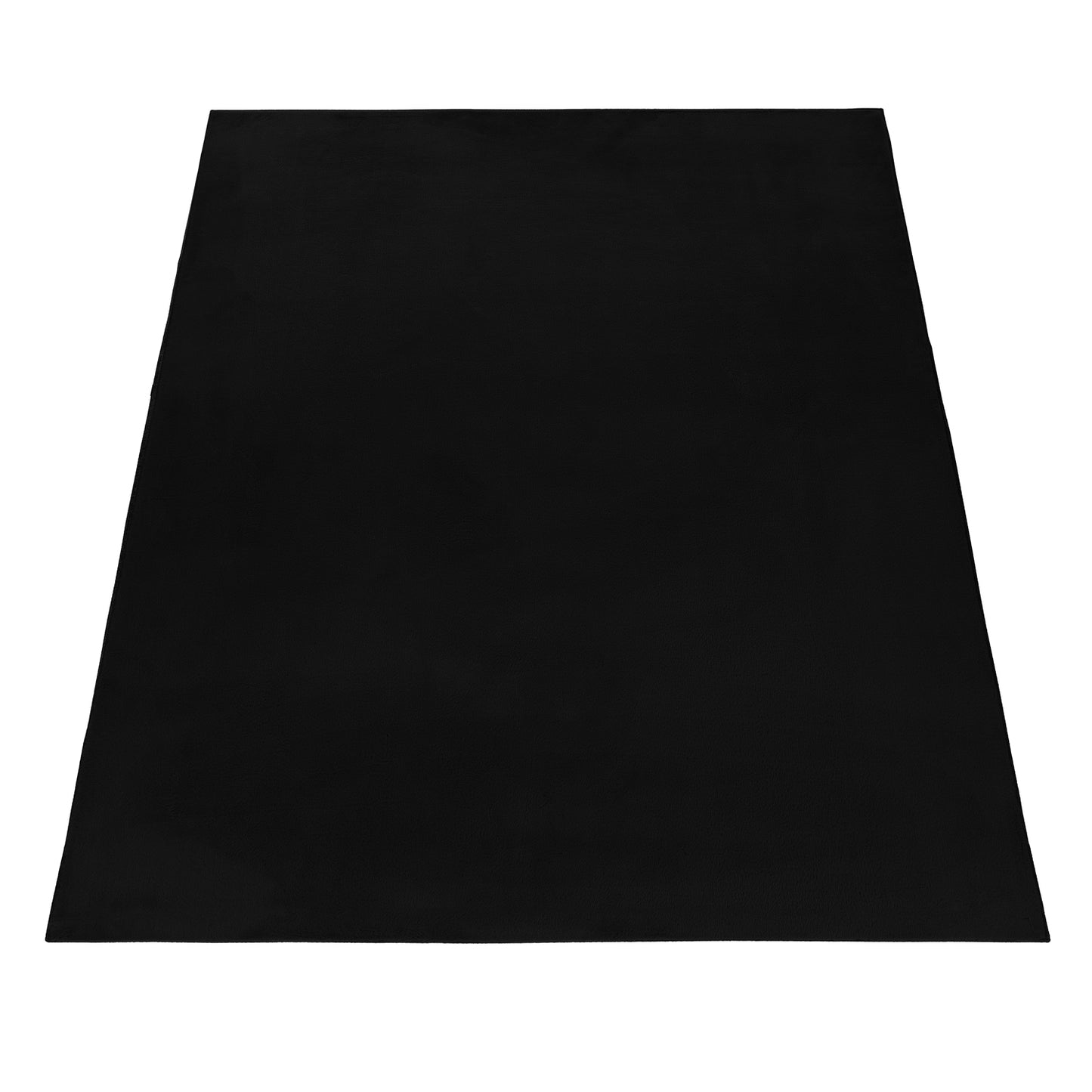 Cuddly 5100 black Plüsch Teppich einfarbig pflegeleicht