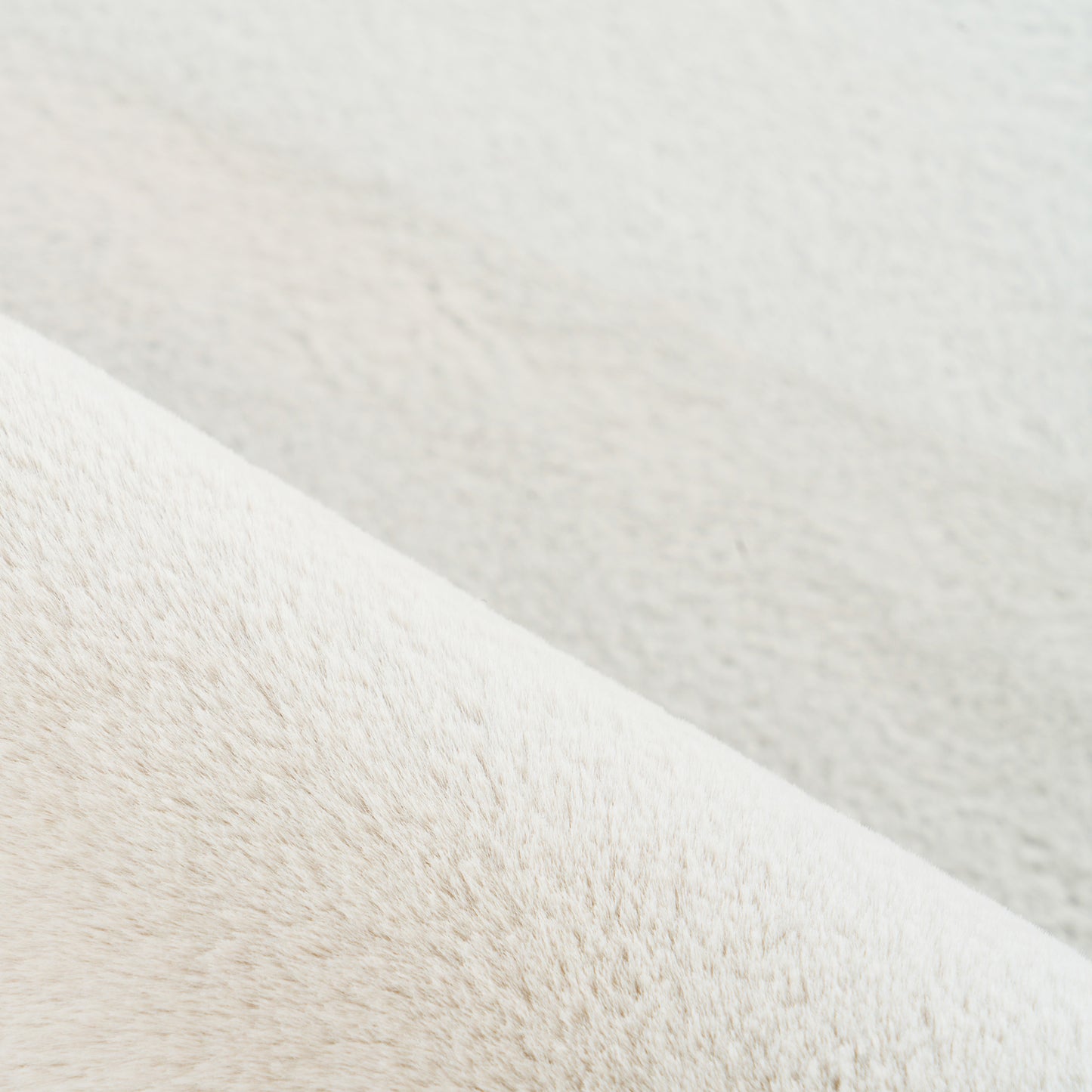 Cuddly 5100 creme Plüsch Teppich einfarbig pflegeleicht
