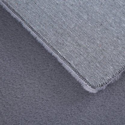Cuddly 5100 grau Plüsch Teppich einfarbig pflegeleicht