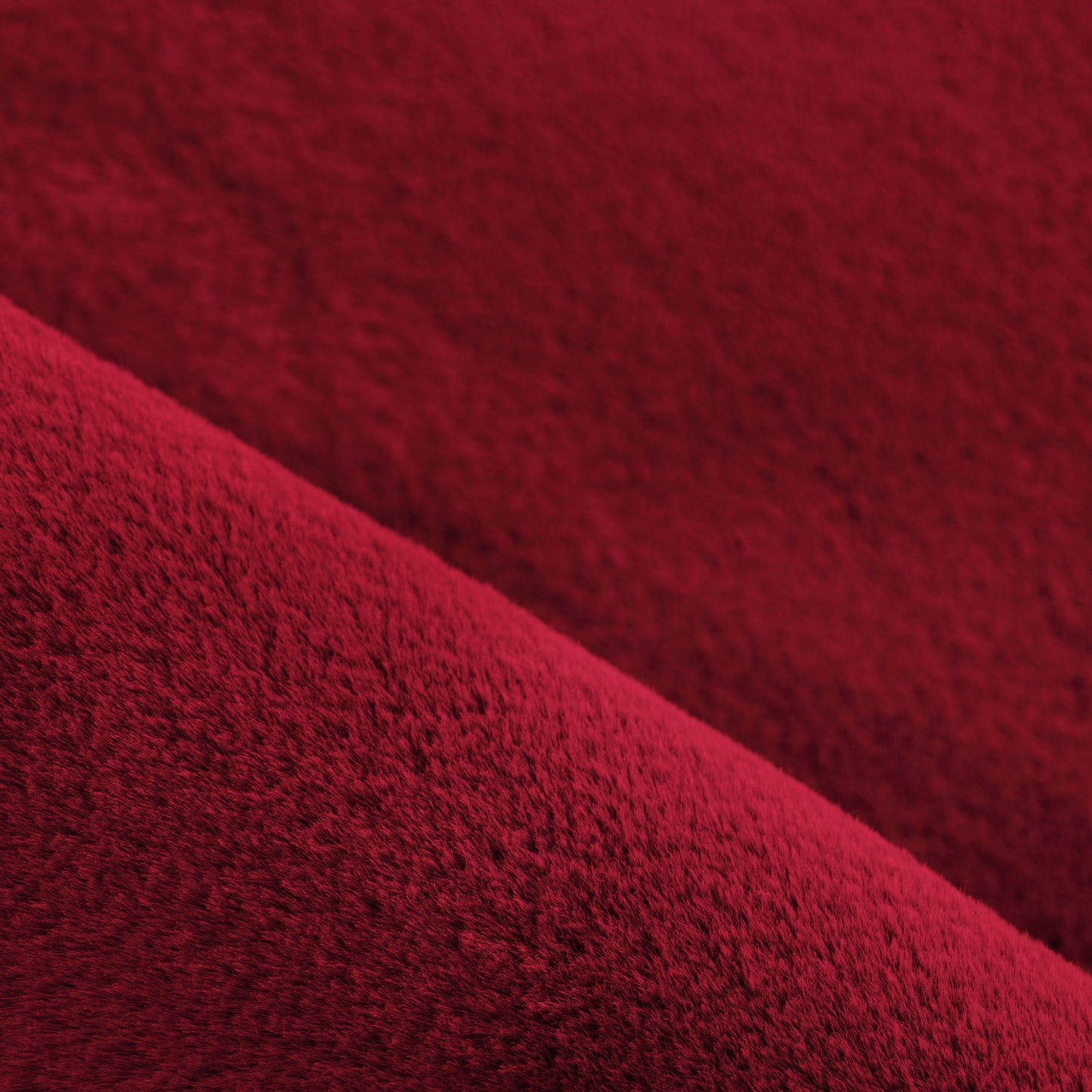 Cuddly 5100 rot Plüsch Teppich einfarbig pflegeleicht