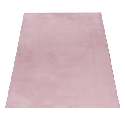 Cuddly 5100 rosa Plüsch Teppich einfarbig pflegeleicht