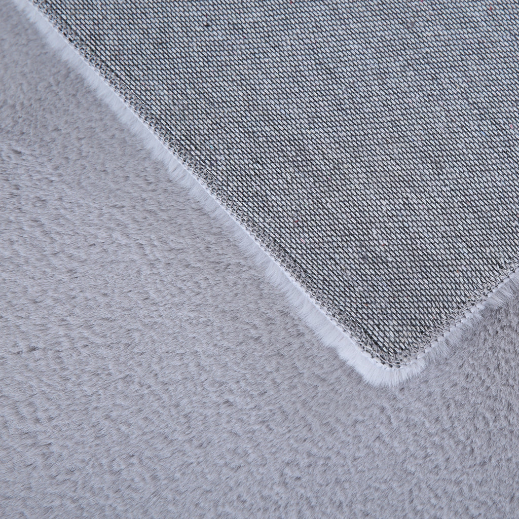 Cuddly 5100 hellgrau Plüschteppich kuschelig & weich
