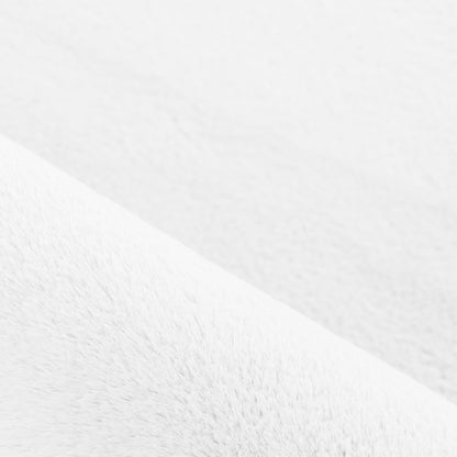 Cuddly 5100 weiß Plüsch Teppich einfarbig pflegeleicht