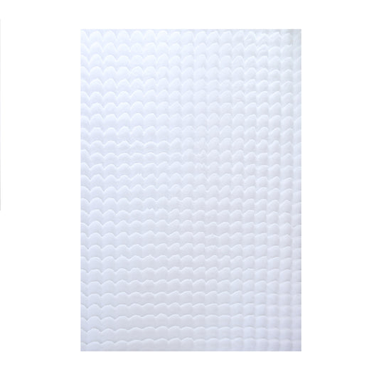 Amber 5110 creme / Plüschteppich kuschelig & weich / Wellenmuster