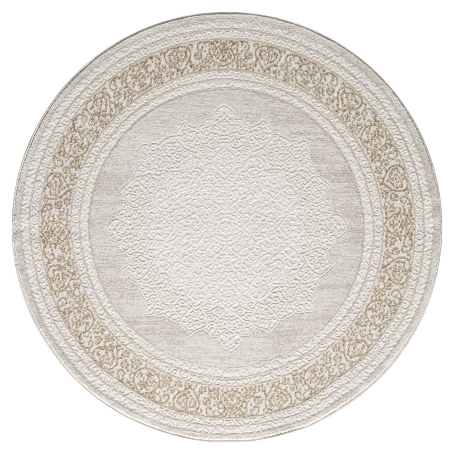 Art 209 creme klassicher Designer Teppich