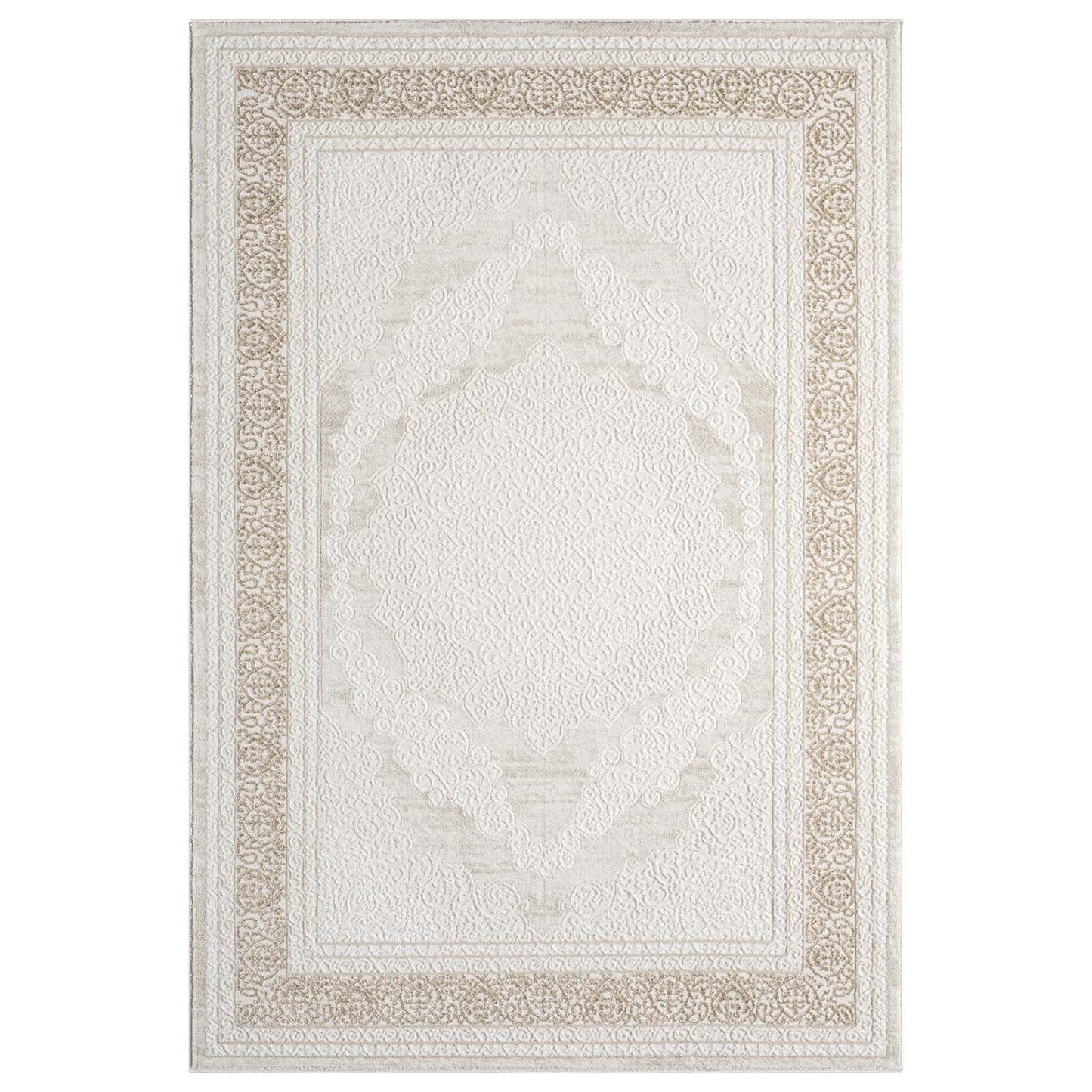 Art 209 creme klassicher Designer Teppich
