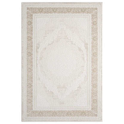 Art 209 creme klassicher Designer Teppich