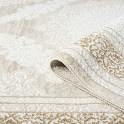 Art 209 creme klassicher Designer Teppich