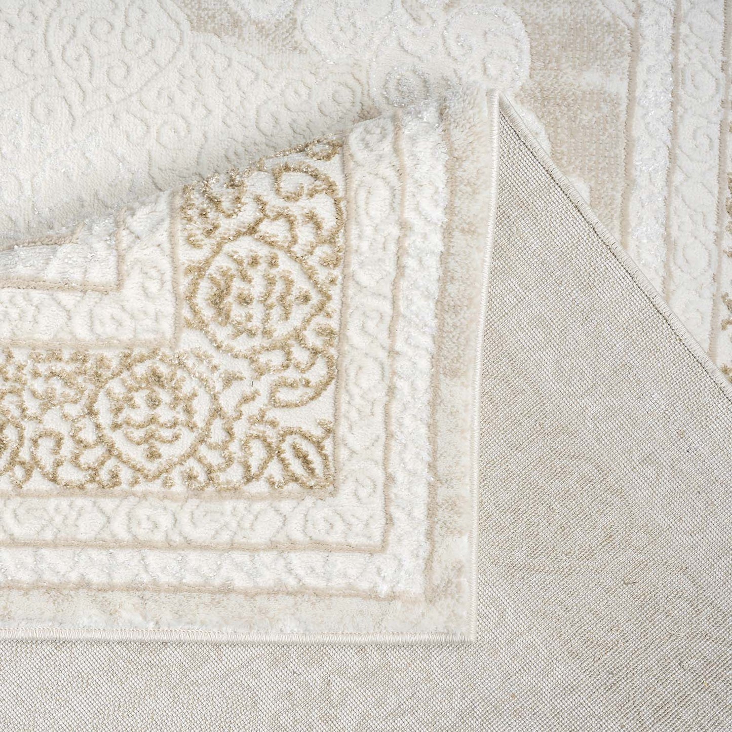 Art 209 creme klassicher Designer Teppich