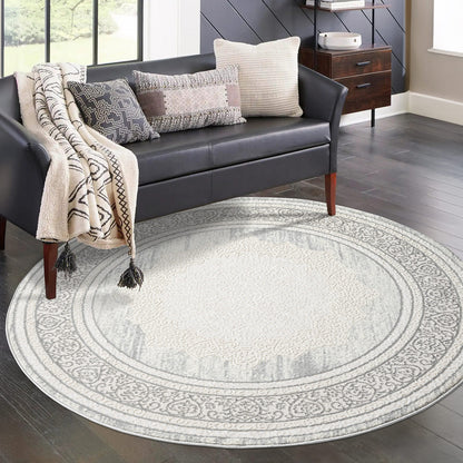 Art 209 grau klassicher Designer Teppich
