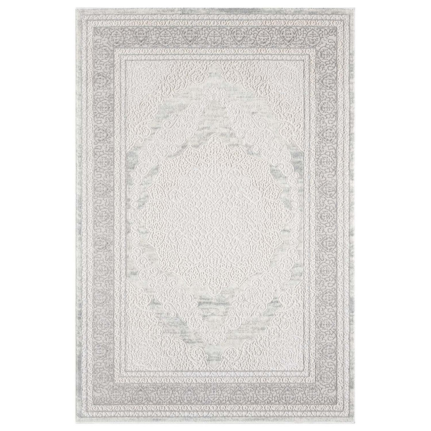 Art 209 grau klassicher Designer Teppich