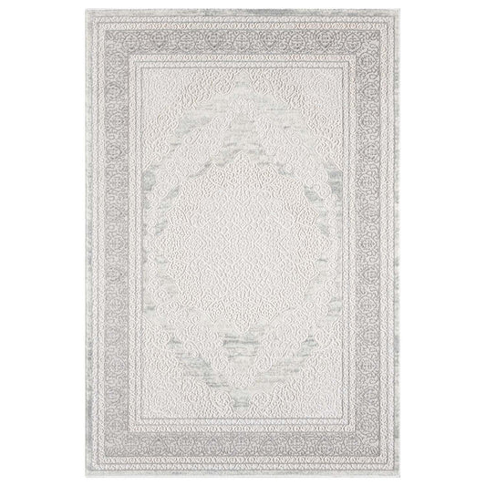 Art 209 grau klassicher Designer Teppich