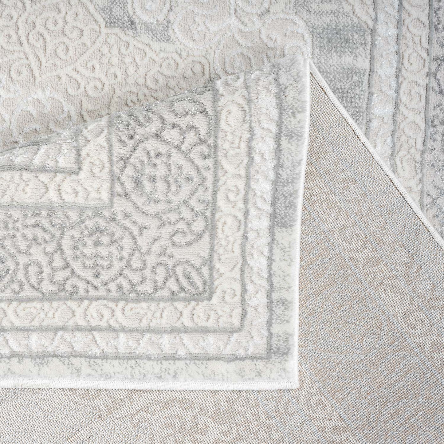 Art 209 grau klassicher Designer Teppich