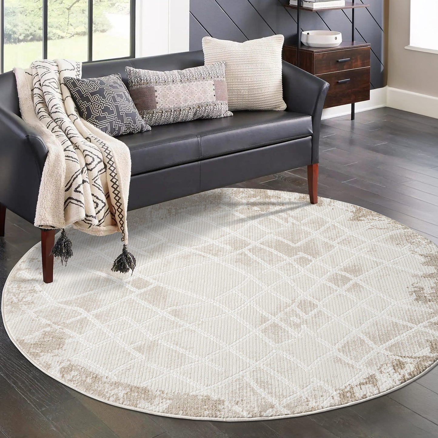 Art 215 creme klassicher Designer Teppich