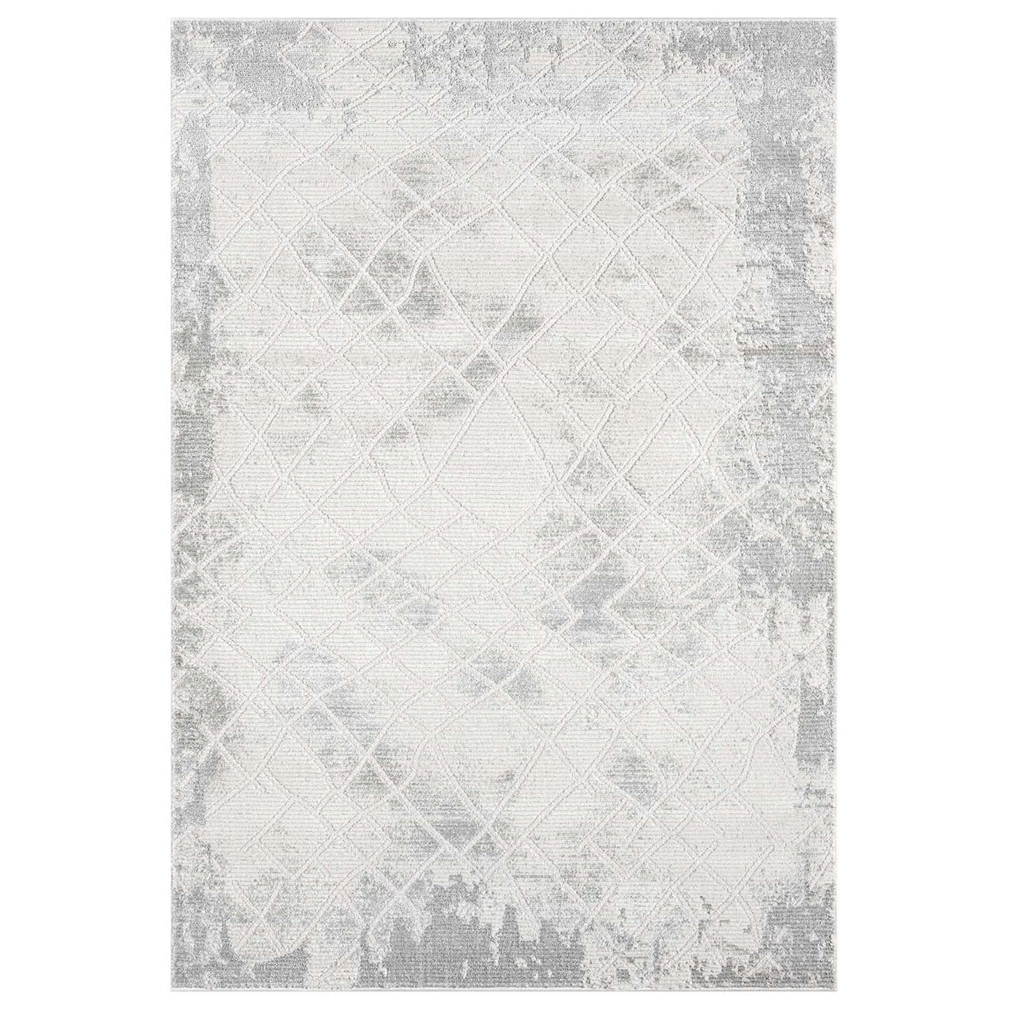 Art 215 grau klassicher Designer Teppich