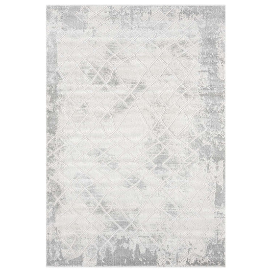 Art 215 grau klassicher Designer Teppich