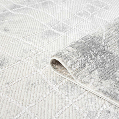 Art 215 grau klassicher Designer Teppich