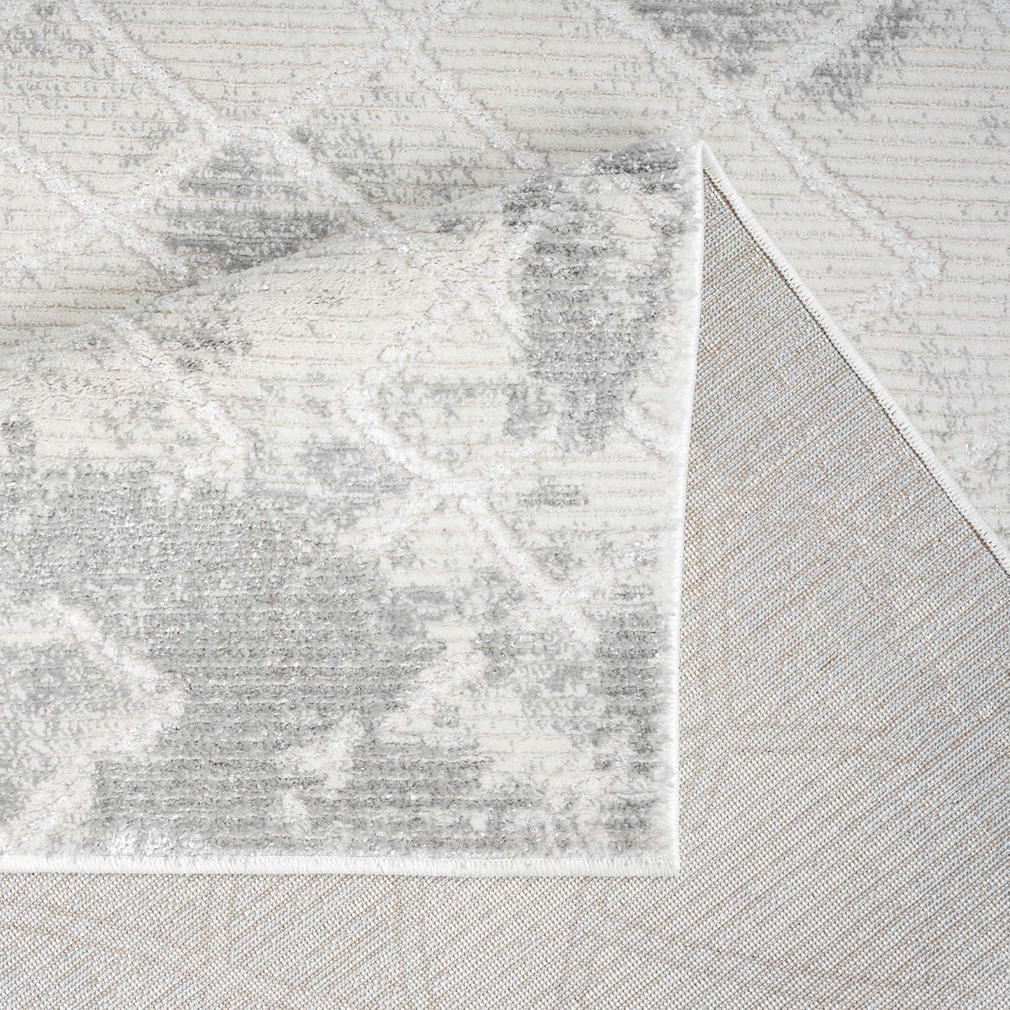 Art 215 grau klassicher Designer Teppich