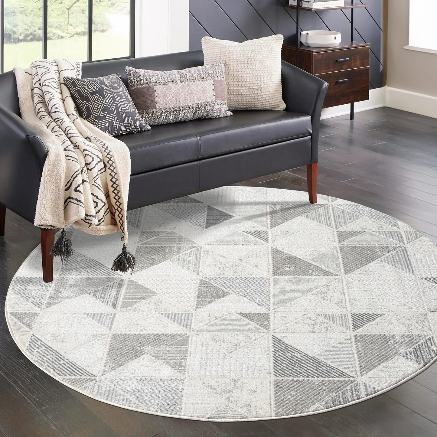 Art 231 grau klassicher Designer Teppich