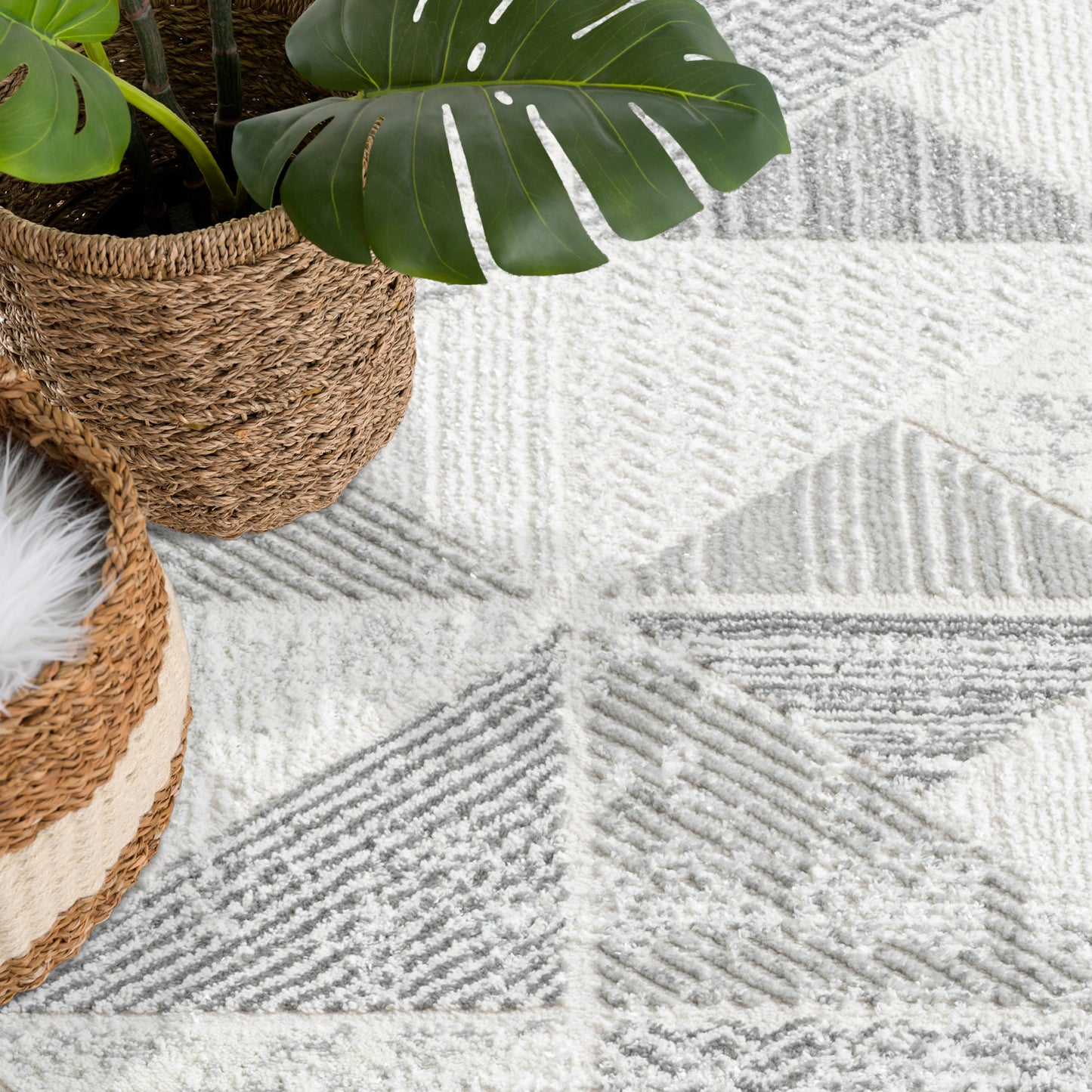 Art 231 grau klassicher Designer Teppich