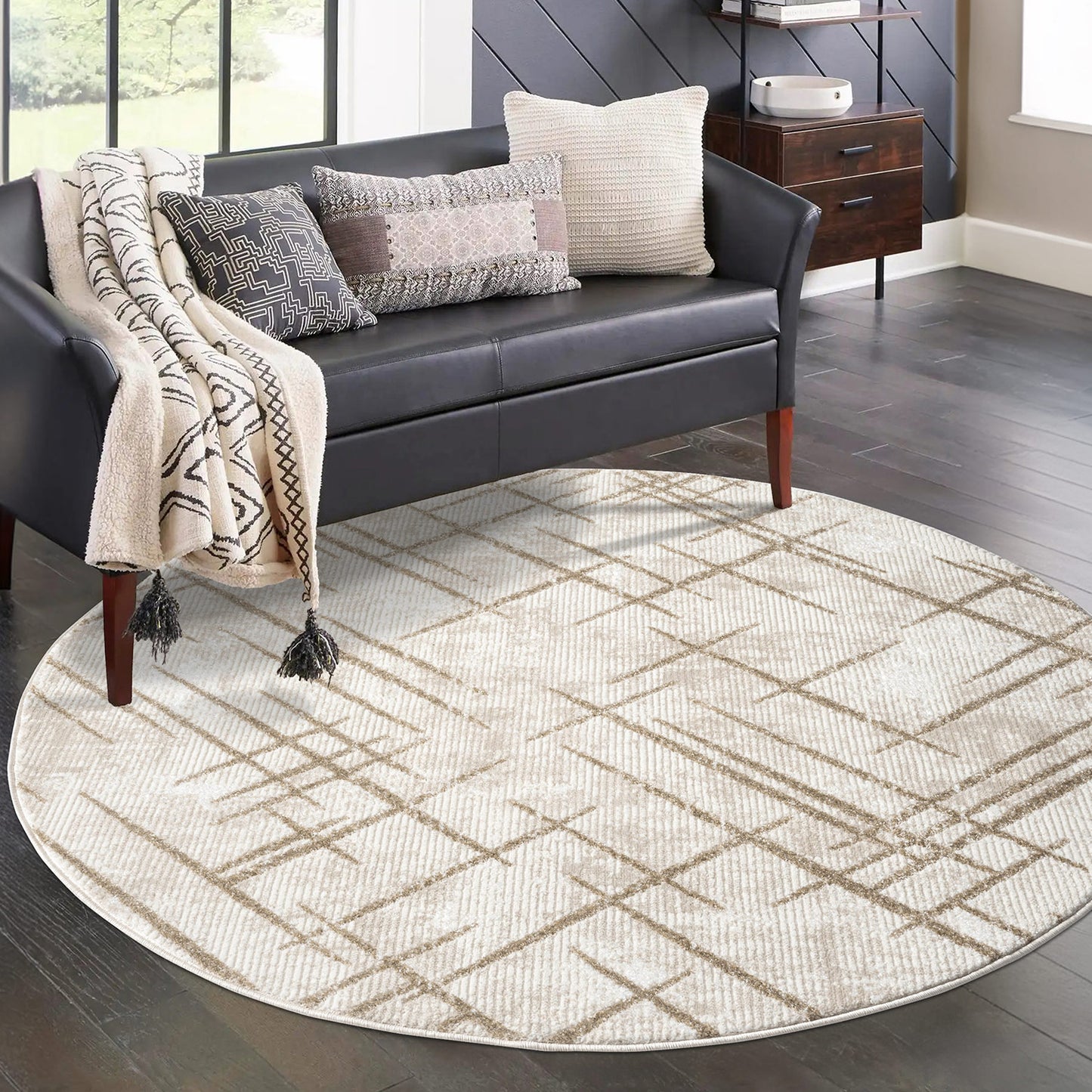 Art 245 creme klassicher Designer Teppich