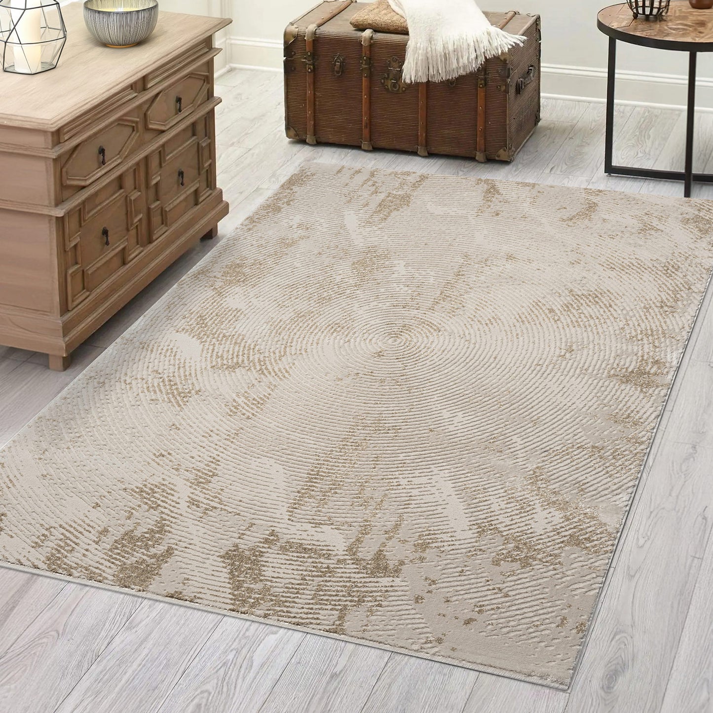 Art 481 beige klassicher Designer Teppich