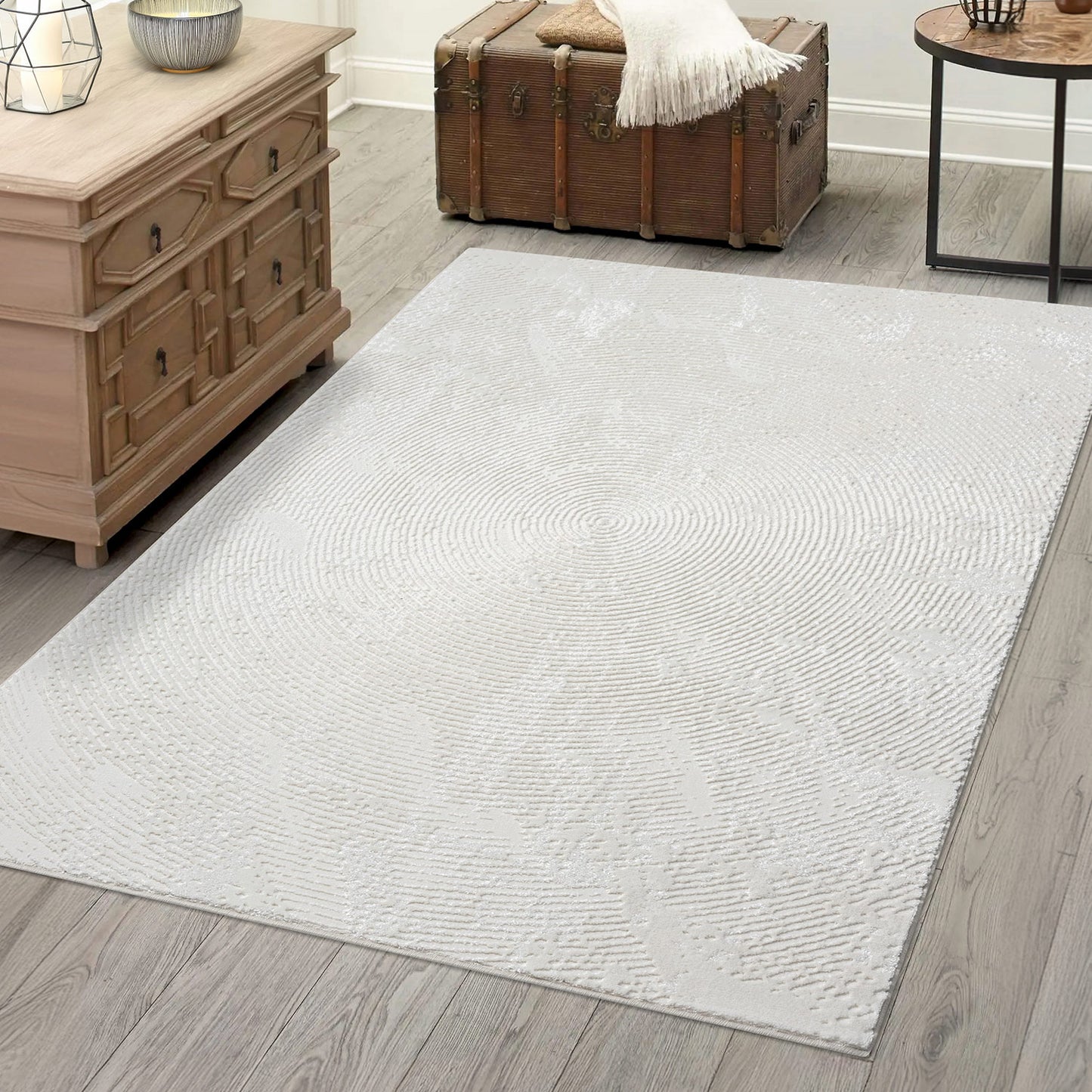 Art 481 creme klassicher Designer Teppich
