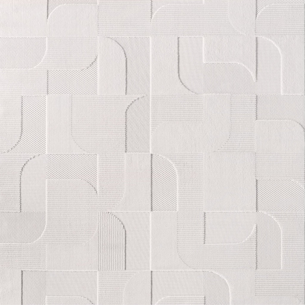 Desi 1651 creme Moderner Designer Teppich mit Hoch-Tief Strukturen