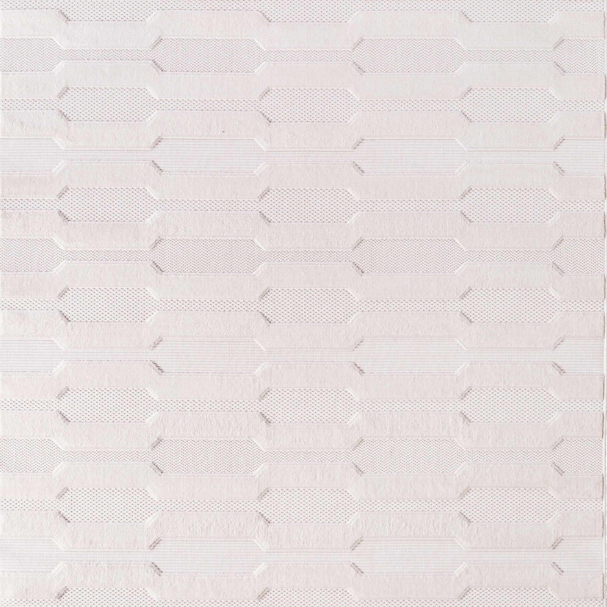 Desi 1654 creme Moderner Designer Teppich mit Hoch-Tief Strukturen