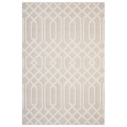 Fendi 138 beige Moderner Designer Teppich