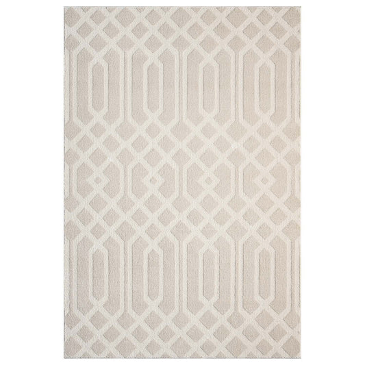 Fendi 138 beige Moderner Designer Teppich