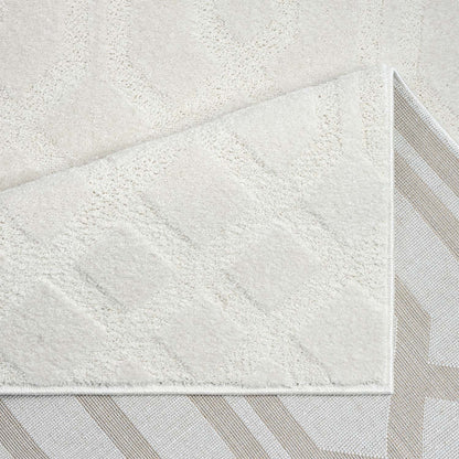 Fendi 138 creme Moderner Designer Teppich