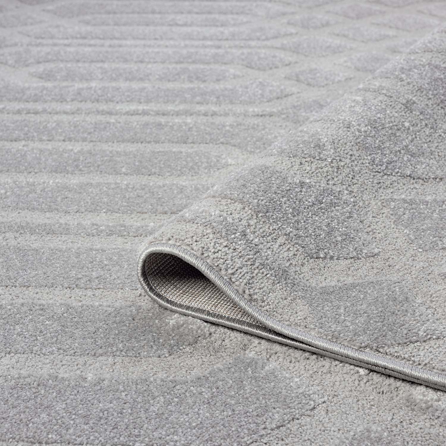 Maya 138 grau Moderner Designer Teppich