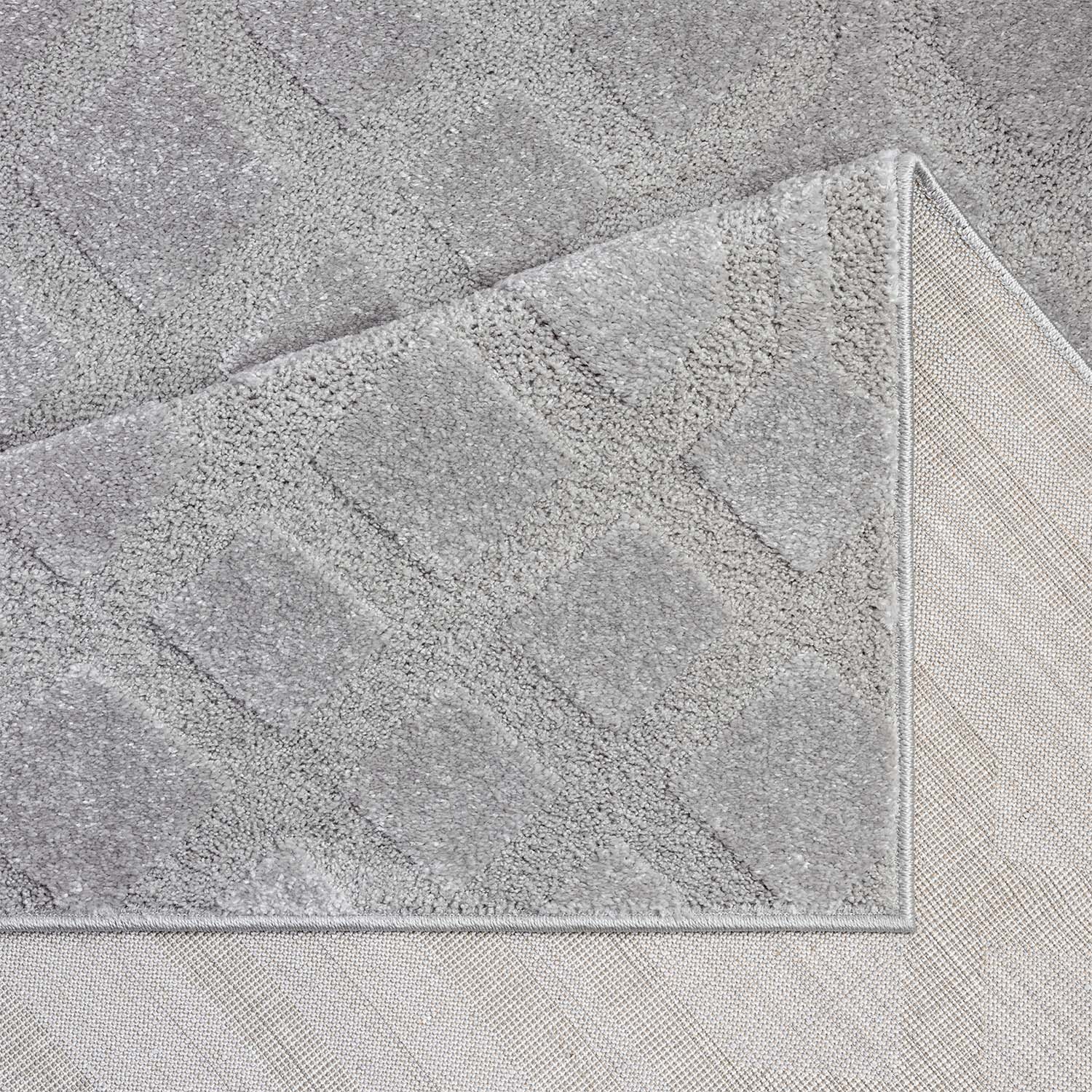 Maya 138 grau Moderner Designer Teppich